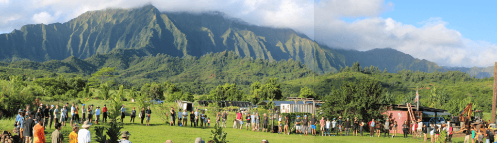 Biocultural restoration opening ceremony