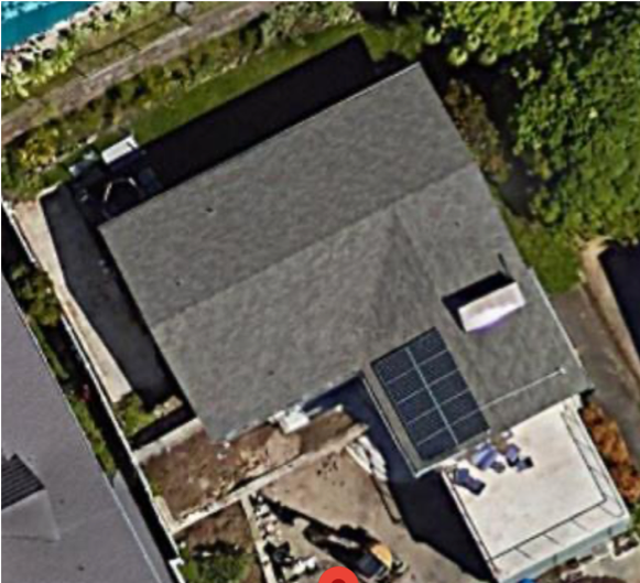 Rooftop with solar panels