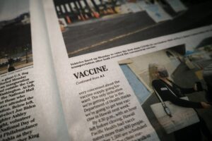 Honolulu Star Advertiser article on COVID-19 vaccines